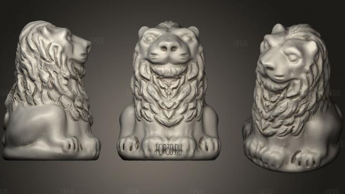 Lion Thimble 3d stl модель для ЧПУ